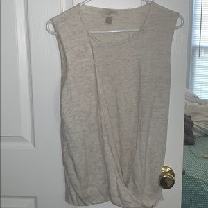 Loft Off-White Tank Top